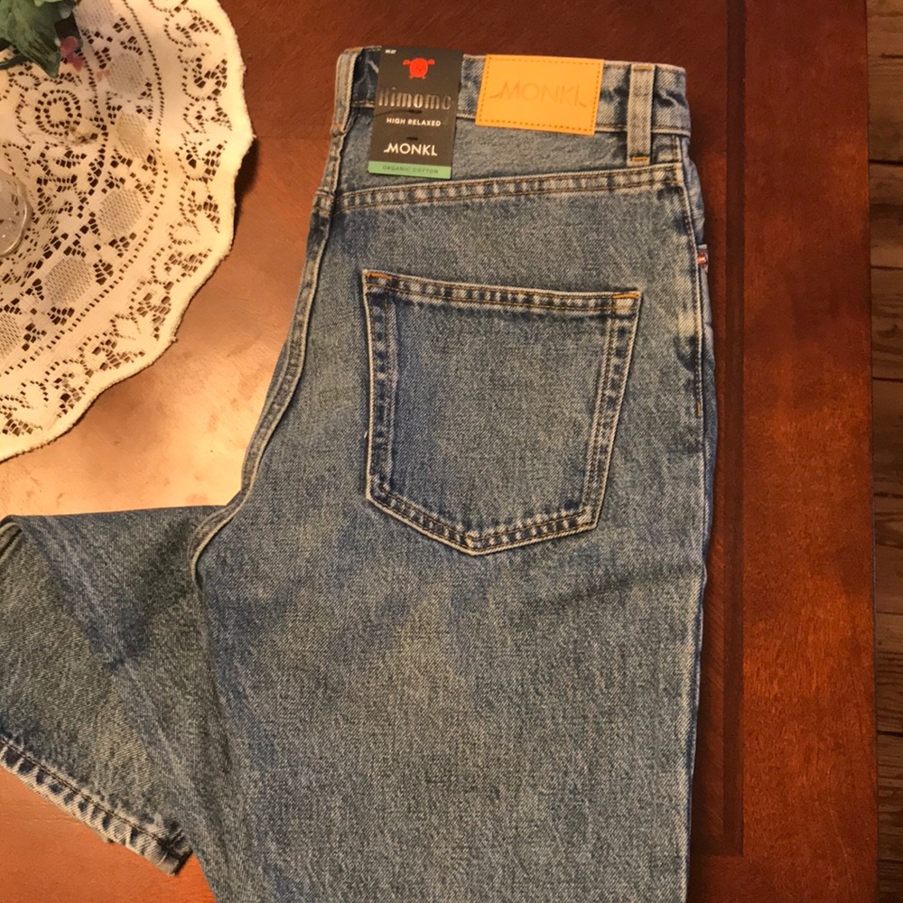 High Relaxed Organic Cotton Monki Jeans